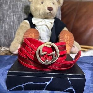 Women gucci belt vintage
